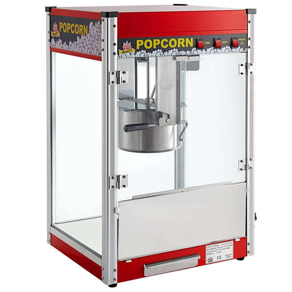 Carnival King PM50R Royalty Series 12 oz. Red Commercial Popcorn Machine / Popper - 120V-Carnival King-Zen Concessions