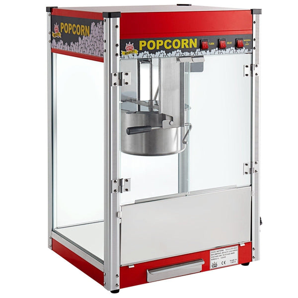 Carnival King PM1360 12 oz. Commercial Popcorn Machine / Popper with Cart -  120V, 1360W