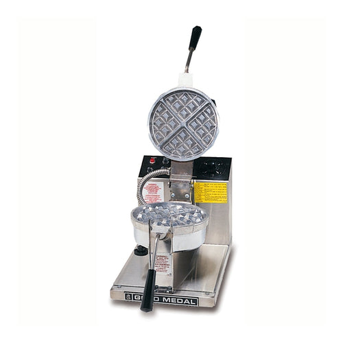 Gold Medal Removable Grid Round Belgian Waffle Baker with Electronic Control-Gold Medal-Zen Concessions